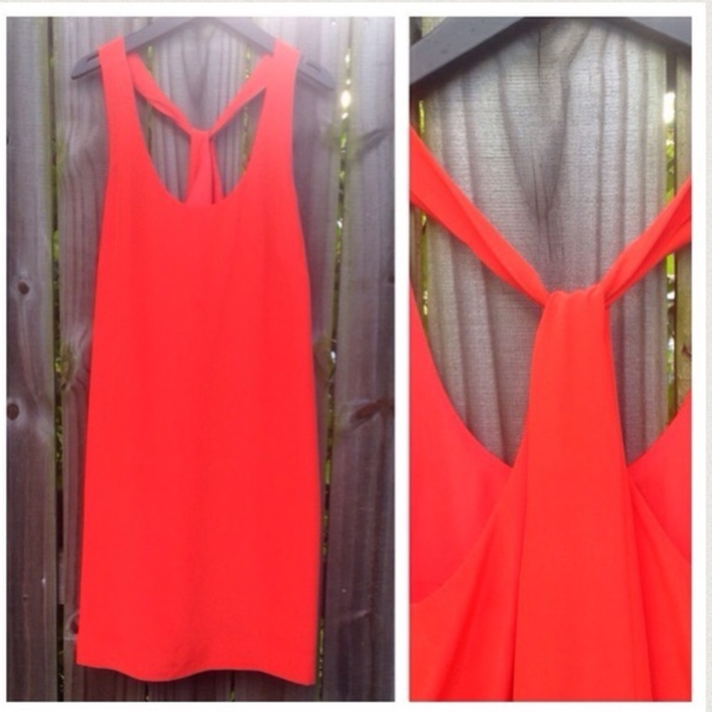 J Crew Twist Back Silk Dress - Picture 3 of 4